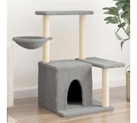 Arbre à chat avec griffoirs en sisal Gris clair 83 cm gris clair G