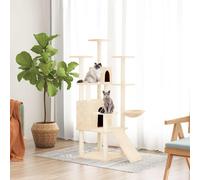 Arbre à Chat avec Griffoirs en Sisal Gris Foncé 154 cm Arbre à Grimper vidaXL
