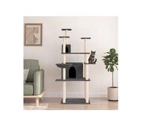 Arbre à Chat avec Griffoirs en Sisal Centre d'Activité Jouet Chaton vidaXL