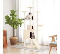 Arbre à Chat avec Griffoirs en Sisal Gris Foncé 175 cm Arbre à Grimper vidaXL