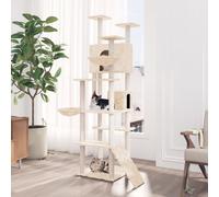 Arbre à Chat avec Griffoirs en Sisal Gris Foncé 191 cm Arbre à Grimper vidaXL