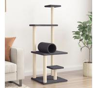 Arbre à Chat avec Griffoirs en Sisal Tour de Jeux Poteaux Maison Chaton vidaXL
