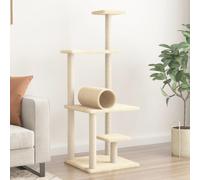 Arbre à Chat avec Griffoirs en Sisal Tour de Jeux Poteaux Maison Chaton vidaXL