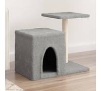 Arbre à Chat avec Griffoirs en Sisal Tour de Jeux Poteaux Maison Chaton vidaXL
