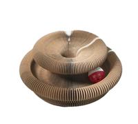Arbre à chat avec orgue magique, griffoir pour chat avec orgue, jouet griffoir pour chat avec cloche H, planche d'orgue pour chat magique, planche à gratter avec griffes pour aiguiser