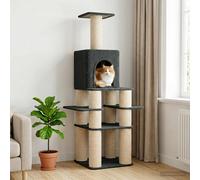 Arbre à chat avec poteaux à griffer en sisal Mobilier pour chats vidaXL vidaXL