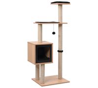 Arbre à Chat avec Tapis à Gratter en Sisal 123 cm Griffoir Maison vidaXL