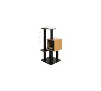 VESPER Arbre A Chat Base Haute Noir H120cm