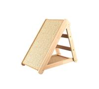 Arbre à Chat Bois-sisal, pour griffage des Chats et Chatons | Zone à gratter verticale, conçue for être placée contre les murs for un usage domestique quotidien à l'intérieur.(Type 1)