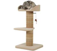 Arbre à chat - Boréal 95 cm - pour grand chat - beige - couchage rembourré