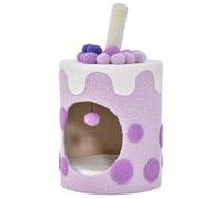 Arbre à Chat condo 67 x 37 x 37 cm Jouet interactif pour Chats Look Bubble Tea Style Moderne en Bois d'ingénierie Violet 20_0020903