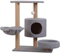 Arbre à Chat de 76,2 cm de Haut, Jouet à gratter, Centre d'activité, Cadre d'escalade, Tour à Chat, condo, Meubles à Plusieurs Niveaux, poteaux à gratter pour Chats d'intérieur (Couleur :