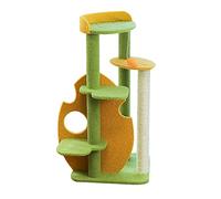 Arbre à Chat de la forêt Tropicale, Tour à Chat d'intérieur, griffoir, Jouet de Saut, Cadre d'escalade, Appartement Multifonctionnel intégré, Villa, pour Tous Les Chats