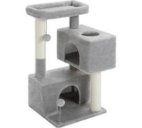 Arbre à chat, design à trois niveaux, place amovible, AMT0237GY, M