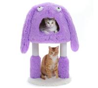Arbre à chat, design en forme de monstre, convient pour 2 chats, AMT0276PP, M