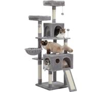 Arbre à chat, Design multi-étages, Condo douillet, AMT0181GY, XL