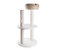 Arbre à chat double Martin Sellier Blanc 98 cm