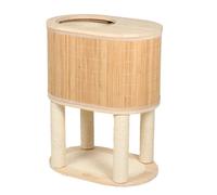 Arbre à chat Ebi Bambou Tori Beige 59x39x76 cm