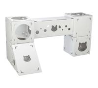 TRIXIE Finca Felice Niche modulaire en Carton ondulé pour Chat d'intérieur et Tour de Jeu, modules combinables Individuellement pour Jouer et se détendre, matériau 100% recyclé pour Chats jusqu'à 8,2