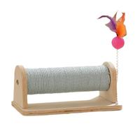 Arbre à chat en corde de sisal avec boule pendante pour intérieur - Arbre à chat mignon pour tous les chatons (griffoir pour chat)