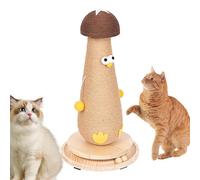 Arbre à chat en forme de champignon, arbre à chat en forme de champignon - Grattoir pour chaton,Poteau à gratter en Sisal pour animaux de compagnie, poteau à gratter avec jouets interactifs pour petit