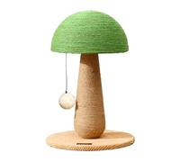Arbre à chat en forme de champignon avec jouet en sisal pour protéger les meubles