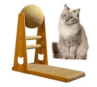 Arbre à chat en forme de L, griffoir pour chat en forme de L, élégant poteau griffoir vertical pour chat Vista avec boule griffoir pour chat, griffoir vertical pour chat, griffoir pour chat