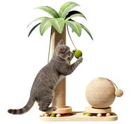 Arbre à chat en forme de tour - Arbre à chat vertical en sisal - Jouet d'intérieur - pour la famille, les amis, jouer, anniversaire, Halloween, extérieur, maison, animal domestique
