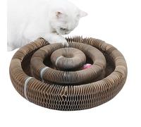 Arbre à chat en organe, Boule griffoir pour chat en orgue | Arbre à chat jouet pour accordéon pour chat pliable | Arbre à chat en carton, planche à découper magnétique pour griffes de g