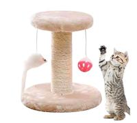 Arbre à chat en sisal avec jouet, arbre à grimper stable pour chatons, protection de meubles, pour jouer, entraînement, enrichissement, correction du comportement et plus encore