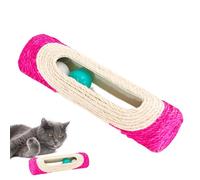Arbre à chat en Sisal - Griffoir pour chats domestiques, jouets pour chats à rouleaux cylindriques | Griffoir jouet pour chat en Sisal avec 3 boules rotatives, accessoires interactifs pour chatt