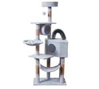 Arbre à Chat Étagères à Chat Villa à Cadre d'escalade pour Chat à Six étages, Plate-Forme de Saut pour Toutes Les Saisons, Nid de Chat Spécial pour Chats Gros Chats Tour