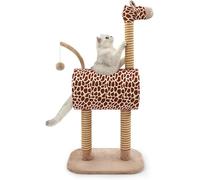 Arbre à Chat Girafe, Cadre d'escalade pour Chat, litière pour Chat, Une Petite étagère pour Chat sans Occupation, Jouet pour Chat, Fournitures pour Animaux de Compagnie, Vision d'arbre à Chat