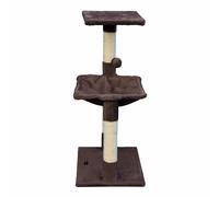 Arbre à chat Gloria 36 x 50 x 83 cm Marron Bois Acier Sisal