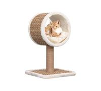 Arbre à chat - vidaXL - Herbiers marins - 56 cm - Tunnel supérieur - Jouet suspendu