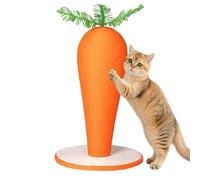 Arbre à chat - Jouet pour frotter les griffes verticales inspiré des légumes, colonne d'exercices pour chatons structurée en corde, station d'amusement pour chats avec attention G