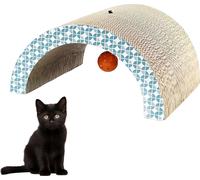 Arbre à chat Jouets en carton Tunnel de pont 34,5x17,5x20 cm Balle