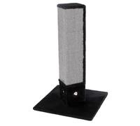 Kerbl Arbre à chat 4-Corner Noir 48x48x80 cm Bois/Peluche/Sisal, souris incluses