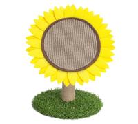 Arbre à chat mignon - Petit arbre à chat | 30 x 30 x 45 cm pour petit chat recouvert de sisal | Arbre à chat en fleurs activité interactive pour chats d'intérieur