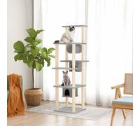Arbre à chat multi-niveaux avec poteaux à gratter en sisal vidaXL vidaXL