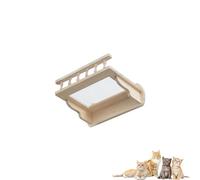 Arbre à Chat Mural, Cadre d'escalade Mural en Bois Massif for Chat, Mur for, étagères et perchoirs for(S4)