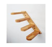 Arbre à chat mural - Échelle d'escalade spacieuse et plate-forme de saut pour chatons - Escalier en bois robuste et cadre d'escalade pour chats d'intérieur - Design lumineux et élégant