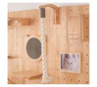 Arbre à Chat Mural, Étagère for Chat, étagères murales for en Panneau perforé, Combinaison de Bricolage Gratuite, n'occupe Pas d'espace(S4)