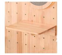 Arbre à Chat Mural, Étagère for Chat, étagères murales for en Panneau perforé, Combinaison de Bricolage Gratuite, n'occupe Pas d'espace(S9)