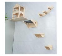 Arbre à Chat Mural, Étagères murales for Chats, Meubles d'intérieur for, Villa for à Deux étages, Capsule Spatiale, hamac