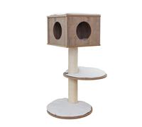 Arbre à chat mural Kerbl Dinari Light Blanc 110 cm