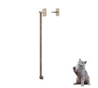 Arbre à chat mural peu encombrant avec plateformes en sisal pour petites résidences, condos offrant des griffures amusantes en sisal vertical, jouet compact pour animaux de compagnie