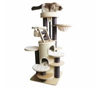 Arbre à chat Nobby Pet Crio Beige 70x70x160 cm