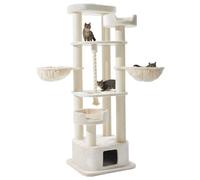 Arbre à chat Nobby Pet Musan Beige 70x70x203 cm