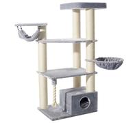 Arbre à chat Nobby Pet Tokat Gris 80x60x176 cm